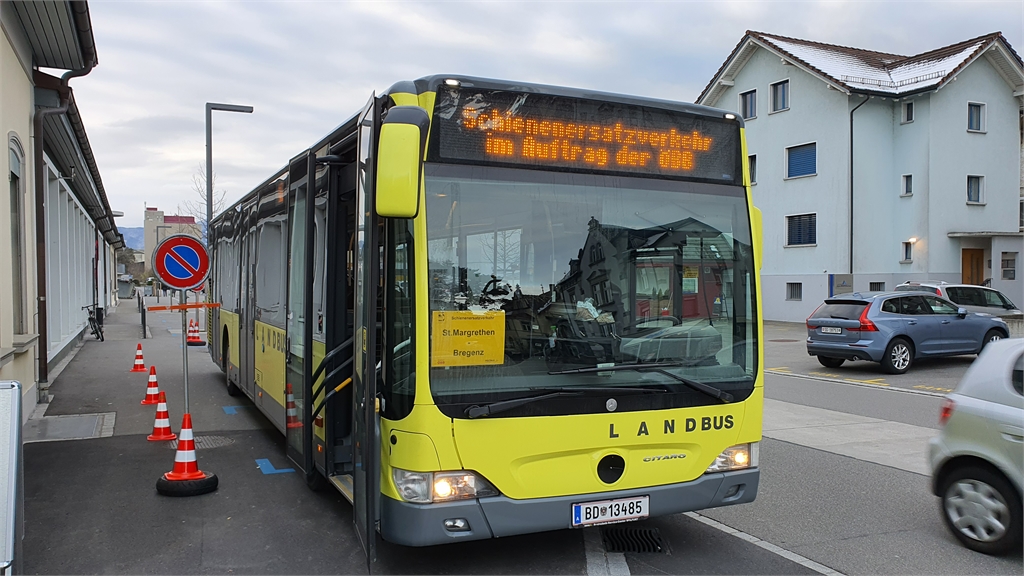 BD 13485 in St. Margrethen/CH als Schienenersatzverkehr